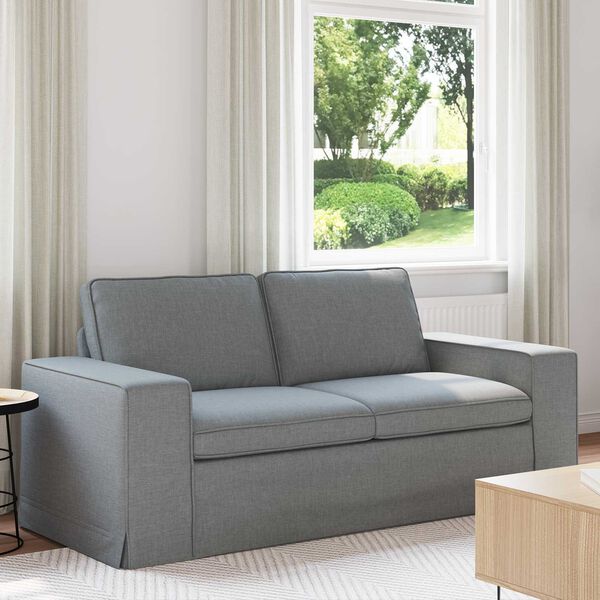 vidaXL Sofa Hellgrau Gesamtabmessungen: 182 x 80 x 82 cm (B x T x H)
