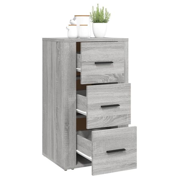 vidaXL Sideboard Grau Sonoma 40x33x70 cm Holzwerkstoff