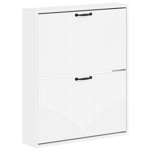 vidaXL Wandmontierter Schuhschrank HOORN 71 x 17 x 86 cm Holzwerkstoff