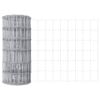 vidaXL Eurozaun 0,6 x 25 m PVC-beschichtetes Eisen