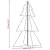 vidaXL Weihnachtsbaum in Kegelform 200 LEDs Indoor Outdoor 98x150 cm