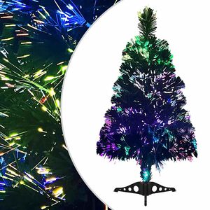 vidaXL K&uuml;nstlicher Weihnachtsbaum Glasfaser 64 cm Gr&uuml;n