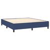 vidaXL Boxspringbettgestell Blau 180x200 cm Stoff