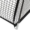 vidaXL Baseball-Schlagkäfig Schwarz 500x400x250 cm Polyester