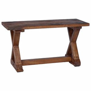 vidaXL Bank Natur 85 x 35 x 46 cm Massivholz Altholz