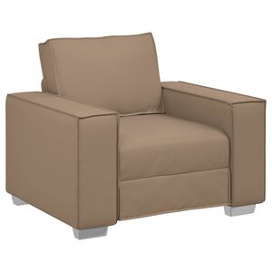 vidaXL Sofa-Sessel Cappuccino 100 cm Kunstleder