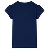 Kinder-T-Shirt Marineblau 92