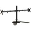 vidaXL Tischhalterung f&uuml;r 2 Monitore Schwarz Stahl VESA 75/100 mm