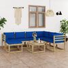 vidaXL 8-tlg. Garten-Lounge-Set mit Kissen Impr&auml;gniertes Kiefernholz