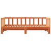 vidaXL Ausziehbares Tagesbett Wachsbraun 193,5 x 184 x 66 cm