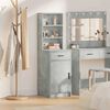 vidaXL Highboard Beton Grau 40 x 40,5 x 135 cm Holzwerkstoff