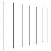 vidaXL 6-tlg. Paravent Wei&szlig; 300x220 cm Stoff