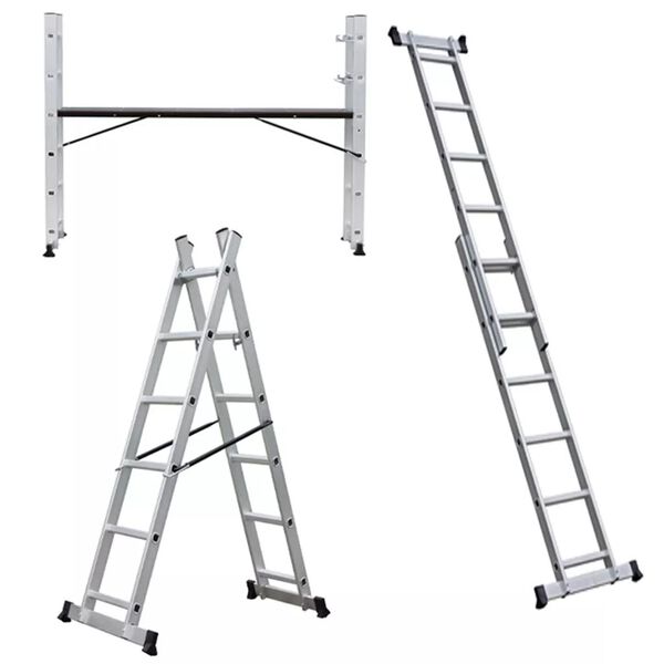 Leiter Alu und Ger&uuml;st 5 in 1 multifunktional
