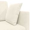 vidaXL Boden-Sofa-Bett 200cm Creme Samt