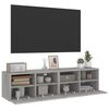 vidaXL TV-Wandschr&auml;nke 2 Stk. Grau Sonoma 60x30x30 cm Holzwerkstoff