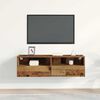 vidaXL TV-Wandschrank Altholz 100 x 30 x 30 cm Holzwerkstoff