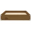 vidaXL Hundebett Honigbraun 61,5x49x9 cm Massivholz Kiefer