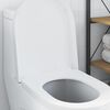 vidaXL Toilettensitz Verstellbar Wei&szlig; 48 x 36,5 x 4,5 cm Polypropylen
