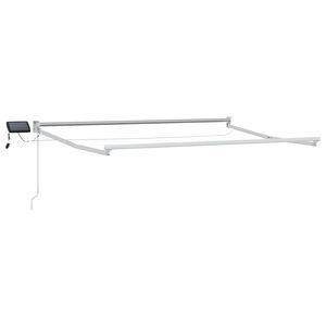 vidaXL Elektrisches Markisenrahmen Wei&szlig; 3 x 2 m Aluminium