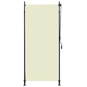 vidaXL Au&szlig;enrollo 100 x 270 cm Creme