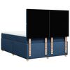 vidaXL Boxspringbett mit Matratze Blau 140x190 cm Stoff