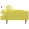 vidaXL Schlafsofa 2-Sitzer mit Fu&szlig;hocker Gr&uuml;n Stoff