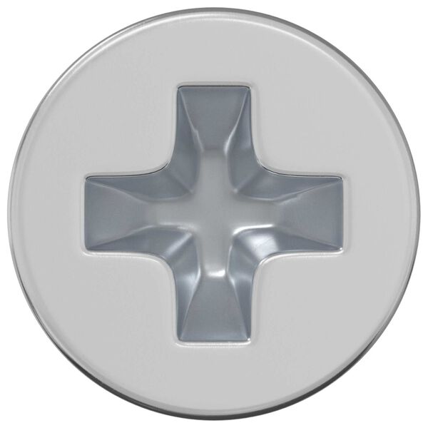 vidaXL Senkkopfschrauben 2 pcs Silber M4 x 6 mm Stahl