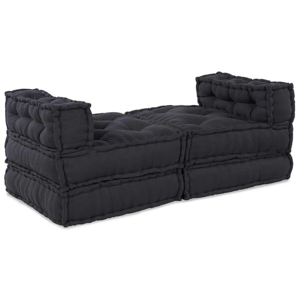 vidaXL Modulares Sofa 4 pcs Anthrazit Stoff