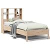 vidaXL Massivholzbett mit Regal ohne Matratze 90x200 cm Kiefer