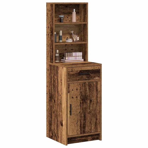 vidaXL Highboard Altholz 40 x 40,5 x 135 cm Holzwerkstoff