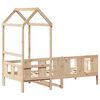vidaXL Tagesbett mit Dach 80x200 cm Massivholz Kiefer