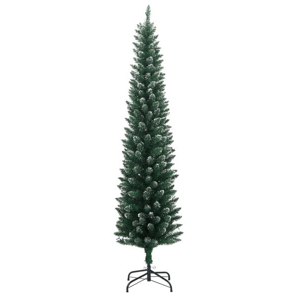 vidaXL Künstlicher Weihnachtsbaum Schlank 300 LEDs 210 cm