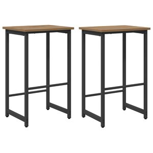 vidaXL Barhocker 2 stk. Artisan-Eiche 40 x 32 x 74 cm Holzwerkstoff