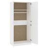 vidaXL Kleiderschrank Wei&szlig; 90x52x200 cm Holzwerkstoff