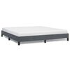 vidaXL Bettgestell ohne Matratze Dunkelgrau 193x203 cm King Samt