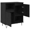 vidaXL Sideboard 3 pcs Schwarz Eichen-Optik 60 x 35 x 70 cm