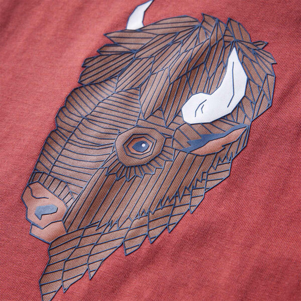 Kinder-Langarmshirt Dunkelrot 140