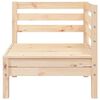 vidaXL Garten-Ecksofa Massivholz Kiefer
