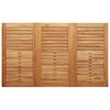 vidaXL Garten-Ess-Set 7 pcs Massives Teakholz