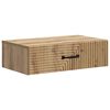 vidaXL Wandmontierter Beistelltisch 59 x 34,5 x 17 cm Holzwerkstoff