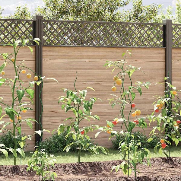 vidaXL Pflanzenst&uuml;tze 20 pcs Gr&uuml;n 110 x 0.6 x 0.6 cm Stahl