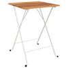 vidaXL Bistrotisch Klappbar 55x54x71 cm Massivholz Akazie und Stahl