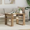 vidaXL Couchtisch Artisan-Eiche 64 x 54 x 44 cm Holzwerkstoff