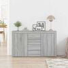 vidaXL Sideboard Graues Sonoma 120 x 36 x 69 cm Holzwerkstoff