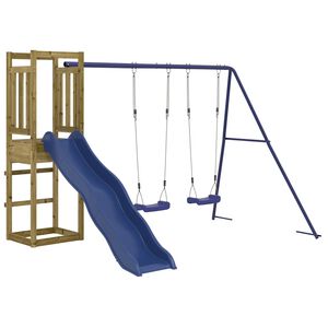 vidaXL Spielturm Impr&auml;gniertes Kiefernholz