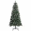 vidaXL K&uuml;nstlicher Weihnachtsbaum mit 150 LEDs mit St&auml;nder Gr&uuml;n 120 cm