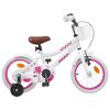 vidaXL Kinderfahrrad 12 Zoll f&uuml;r 2-4 Jahre alt Wei&szlig;
