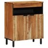 vidaXL Sideboard mit Regal Braun 60 x 33,5 x 75 cm Massivholz Mango