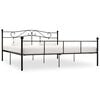 vidaXL Bettgestell Schwarz Metall 180&times;200 cm