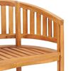 vidaXL Bananenstühle 2 Stk. Massivholz Teak